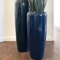 Bodenvase Harmony blau grün H75 cm