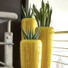 Bodenvase Harmony gelb