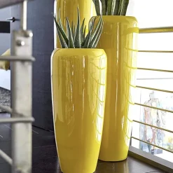 Bodenvase Harmony gelb