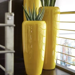 Bodenvase Harmony gelb