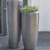 Bodenvase Harmony grau Höhe 75 cm