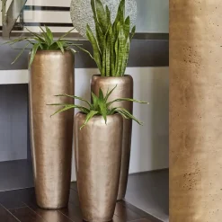 Bodenvase Harmony messing H 117 cm