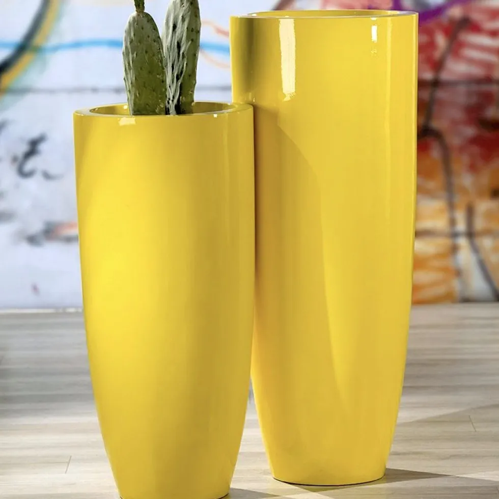 Bodenvase Konus gelb Casablanca