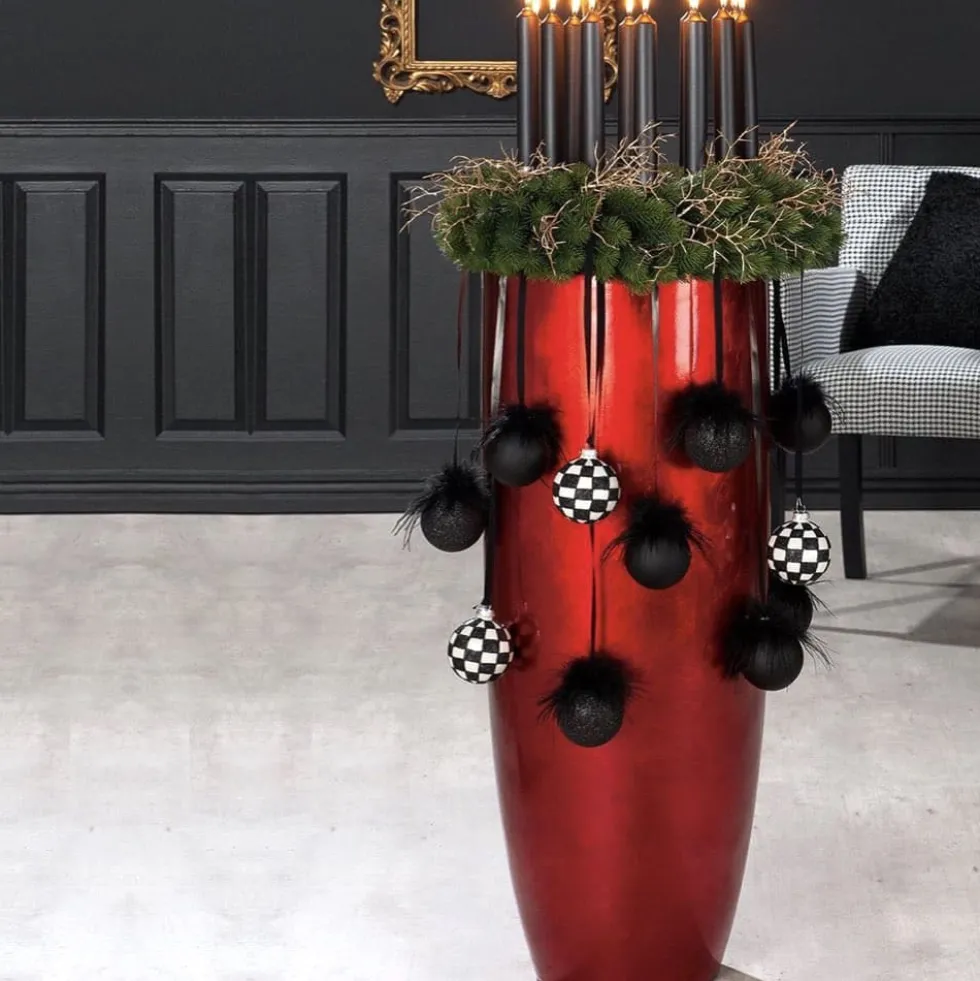 Bodenvase Konus rot Casablanca
