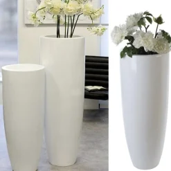 Bodenvase Konus weiß Casablanca Höhe 92 cm