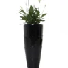 Bodenvase schwarz Camille Höhe 80 cm