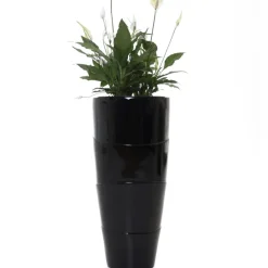 Bodenvase schwarz Camille Höhe 80 cm