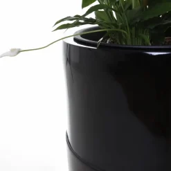 Bodenvase schwarz Camille Höhe 80 cm
