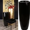 Bodenvase schwarz Konus Casablanca Höhe 92 cm