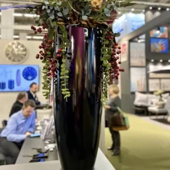 Bodenvase schwarz Konus Casablanca Höhe 92 cm