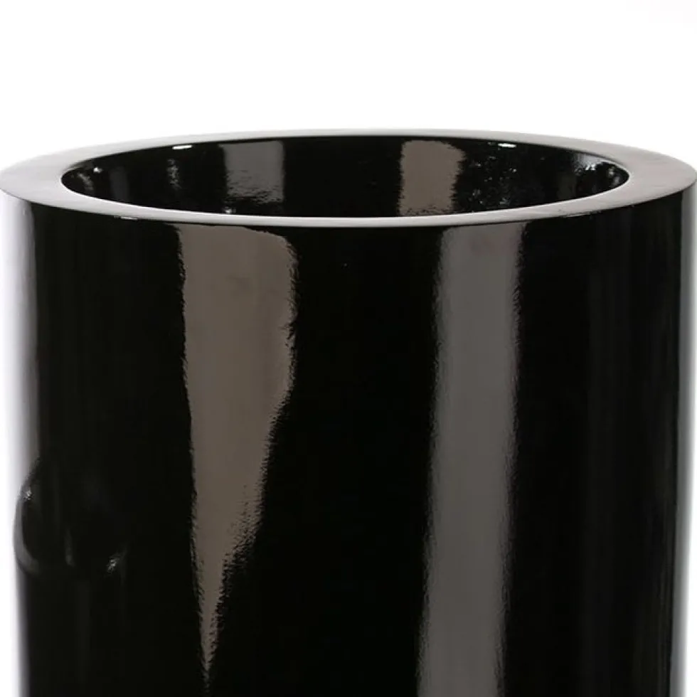 Bodenvase schwarz Konus Casablanca Höhe 92 cm