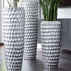 Bodenvase silber Grace
