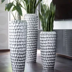 Bodenvase silber Grace