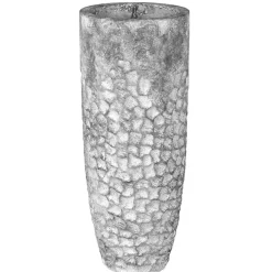 Bodenvase Soma grau Betonoptik