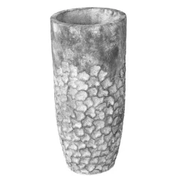 Bodenvase Soma grau Betonoptik