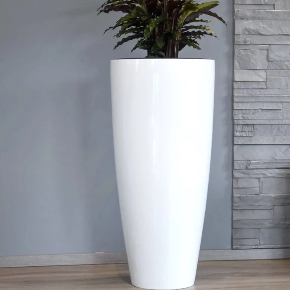Bodenvase weiß Cecile