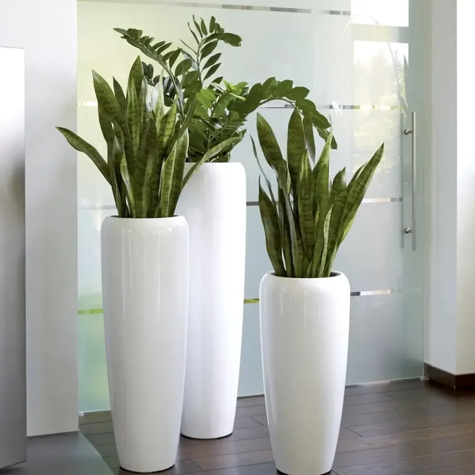 Bodenvase weiß Harmony