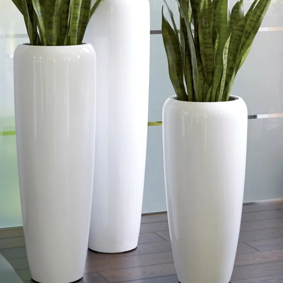 Bodenvase weiß Harmony