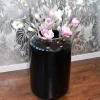 Bodenvase XXL schwarz silber Saigon GiftCompany Höhe 65 cm