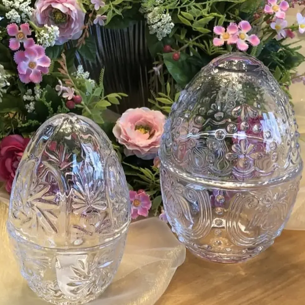 Bonboniere Glas Ei Felizia Kaheku