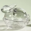 Bonboniere Glas Hase Felizia Kaheku Höhe 8 cm