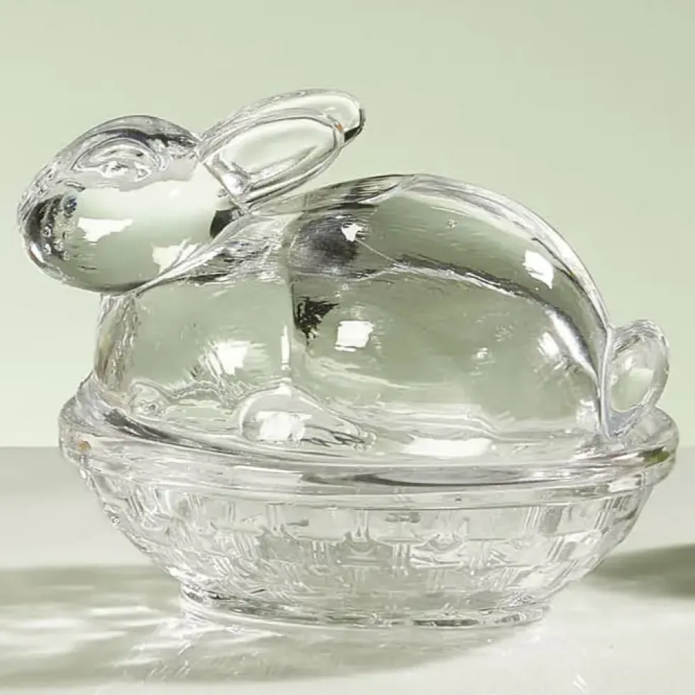 Bonboniere Glas Hase Felizia Kaheku Höhe 8 cm