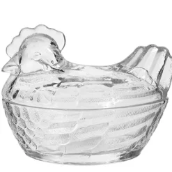 Bonboniere Glas Huhn Felizia Kaheku Höhe 13 cm