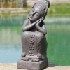Buddha Gartenfigur groß TISSA H 70 cm