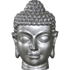 Buddha Kopf silber