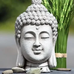 Buddha Kopf THAI Casablanca H 35 cm