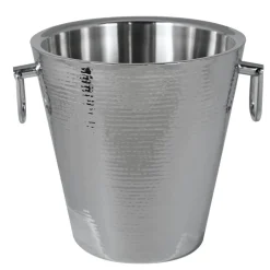 Champagnerkühler JOMI Kaheku gehämmert H 23 cm
