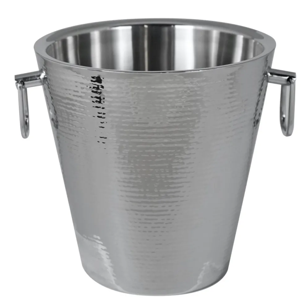 Champagnerkühler JOMI Kaheku gehämmert H 23 cm