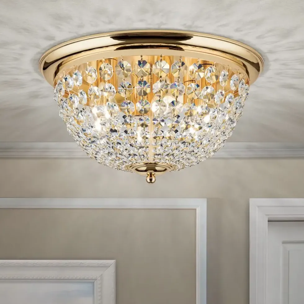 Deckenleuchte Kronleuchter modern gold CESTINO