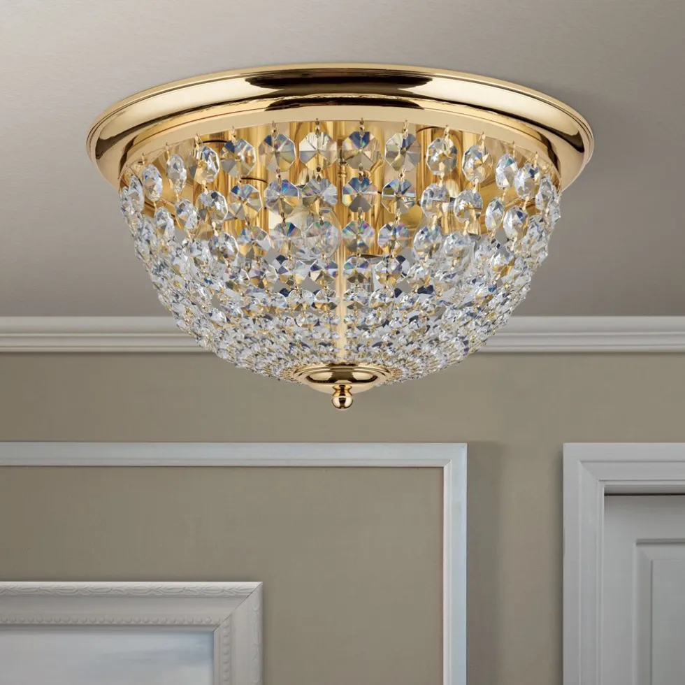 Deckenleuchte Kronleuchter modern gold CESTINO