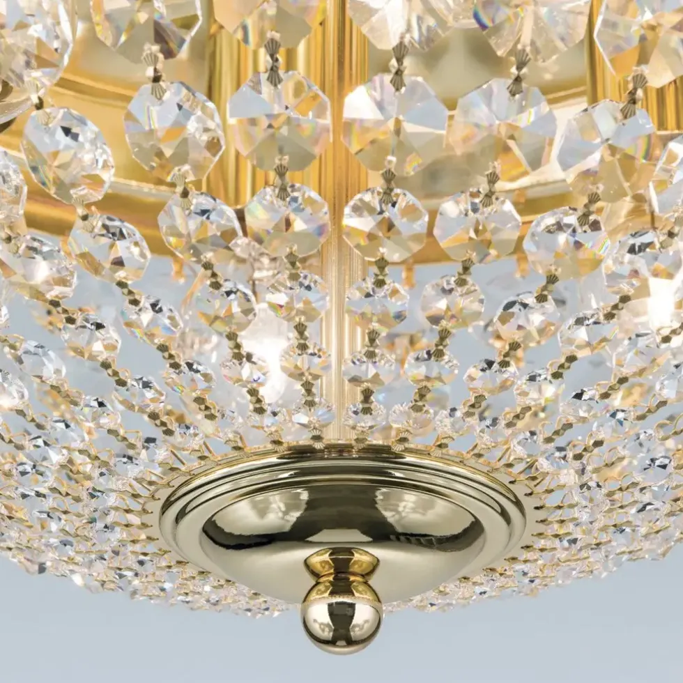 Deckenleuchte Kronleuchter modern gold CESTINO