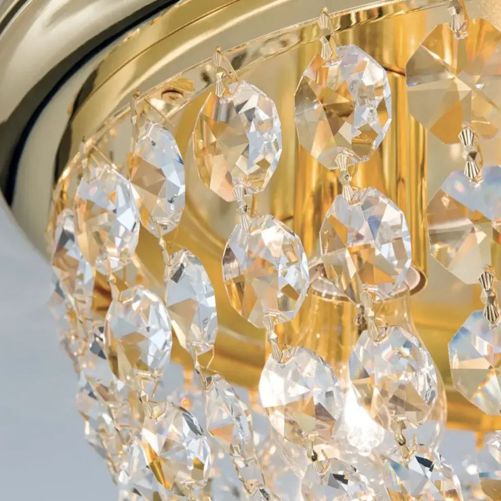 Deckenleuchte Kronleuchter modern gold CESTINO
