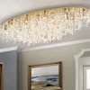 Deckenleuchte LED Kronleuchter Kristall CASSIE gold