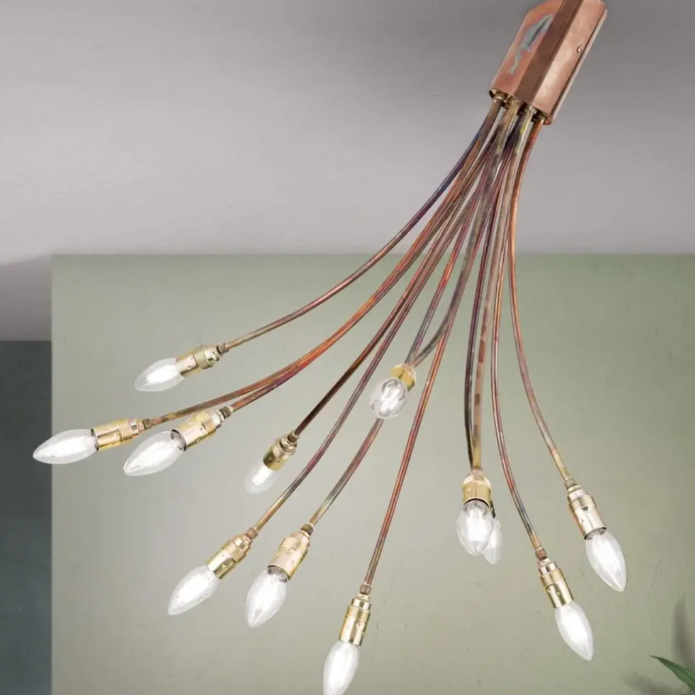 Deckenleuchte modern MODENA 12-flammig H 80 cm
