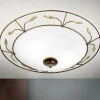 Deckenleuchte rund 40 cm ANDRIA gold antik