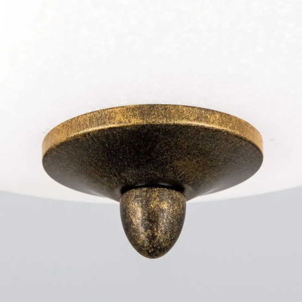 Deckenleuchte rund 40 cm ANDRIA gold antik