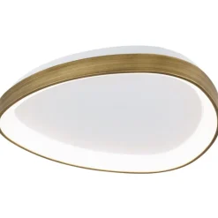 Deckenleuchte rund 45 cm CLÉA messing antik