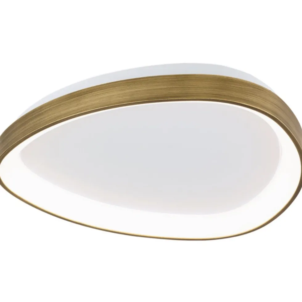 Deckenleuchte rund 45 cm CLÉA messing antik