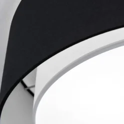 Deckenleuchte schwarz rund Mara 50 cm