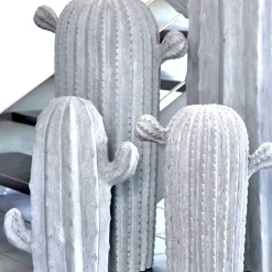 Deko Element Kaktus grau
