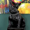 Dekofigur Bulldogge schwarz Höhe 41 cm