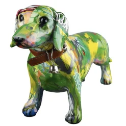Dekofigur Dackel Street Art Breite 34 cm