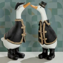 Dekofiguren 2er Set Gänse snooty Casablanca Höhe 25 cm