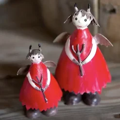 Deko Figuren Teufel 2er Set Pape Kunstgewerbe