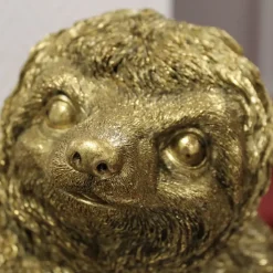 Deko Figur Faultier Flash gold Werner Voß Höhe 28 cm