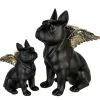 Dekofigur Flying Bulli schwarz
